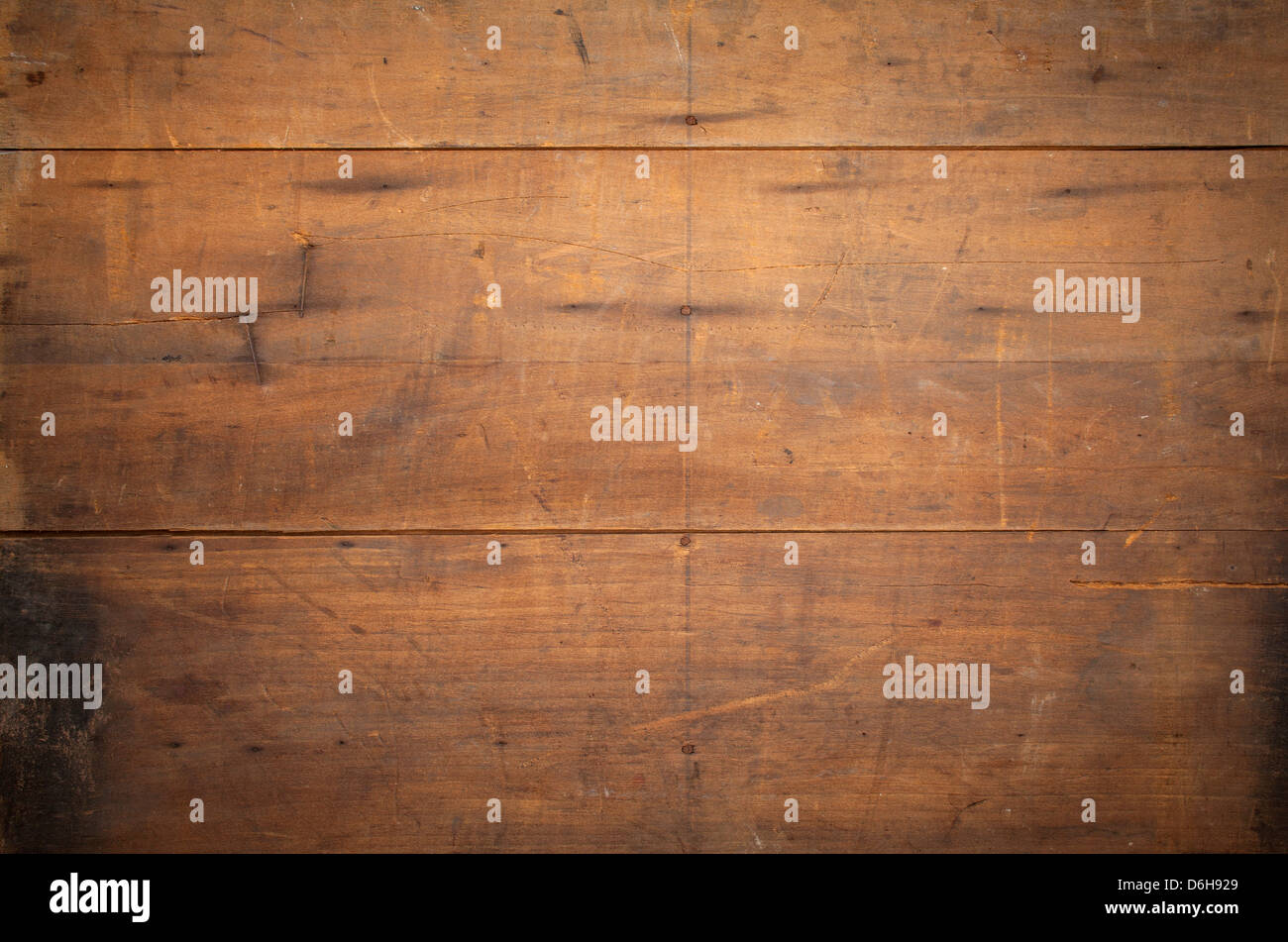 Textur-Hintergrund des Grunge Altholz mit Kratzer und Flecken Stockfoto