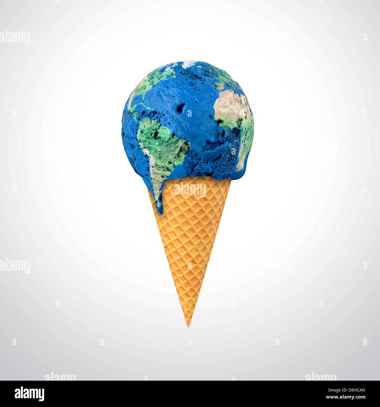 Globale Erwärmung, konzeptuellen Kunstwerk Stockfoto