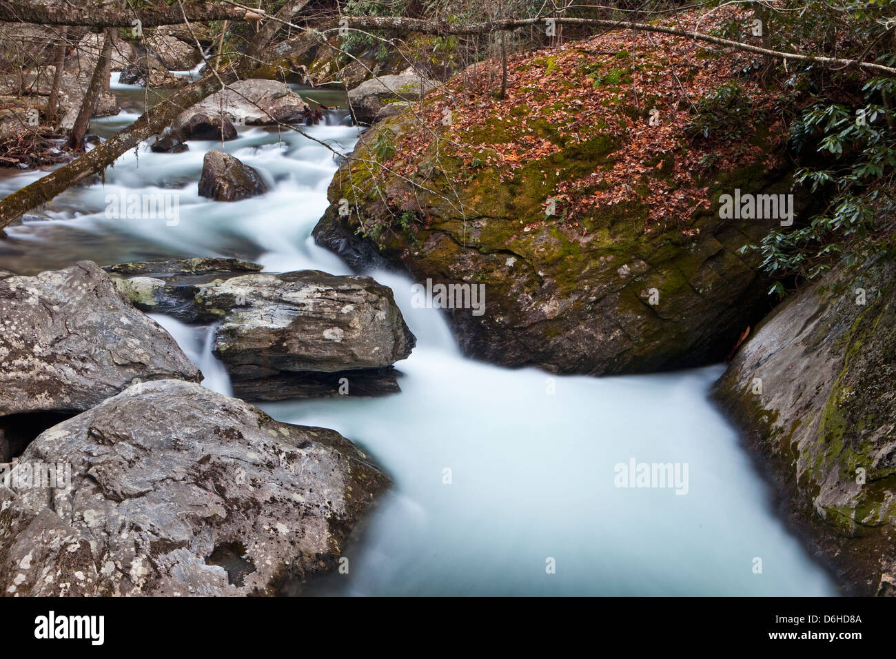 Tallulah River in North Georgia Stockfoto