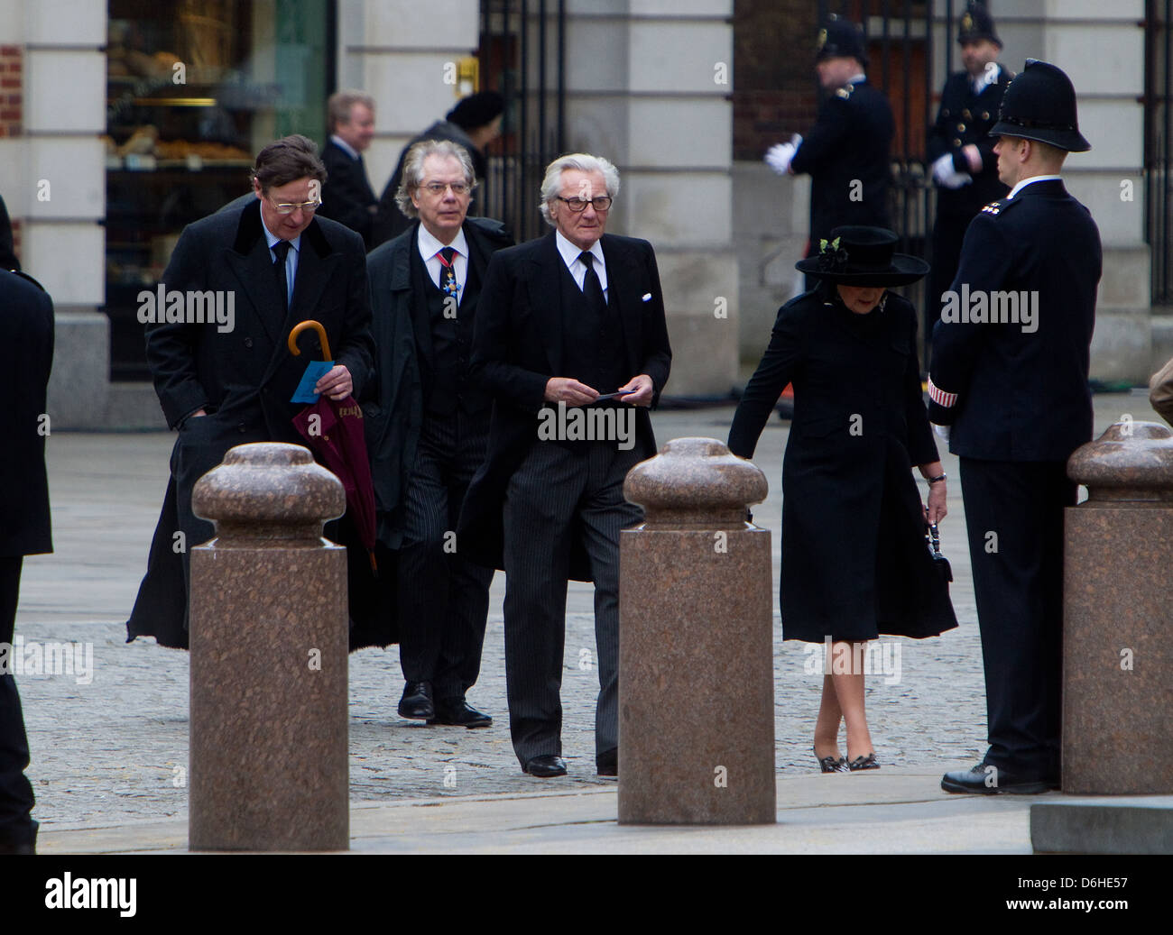 Beerdigung von Margaret Thatcher in der St. Pauls Cathedral 17. April 2013 Stockfoto