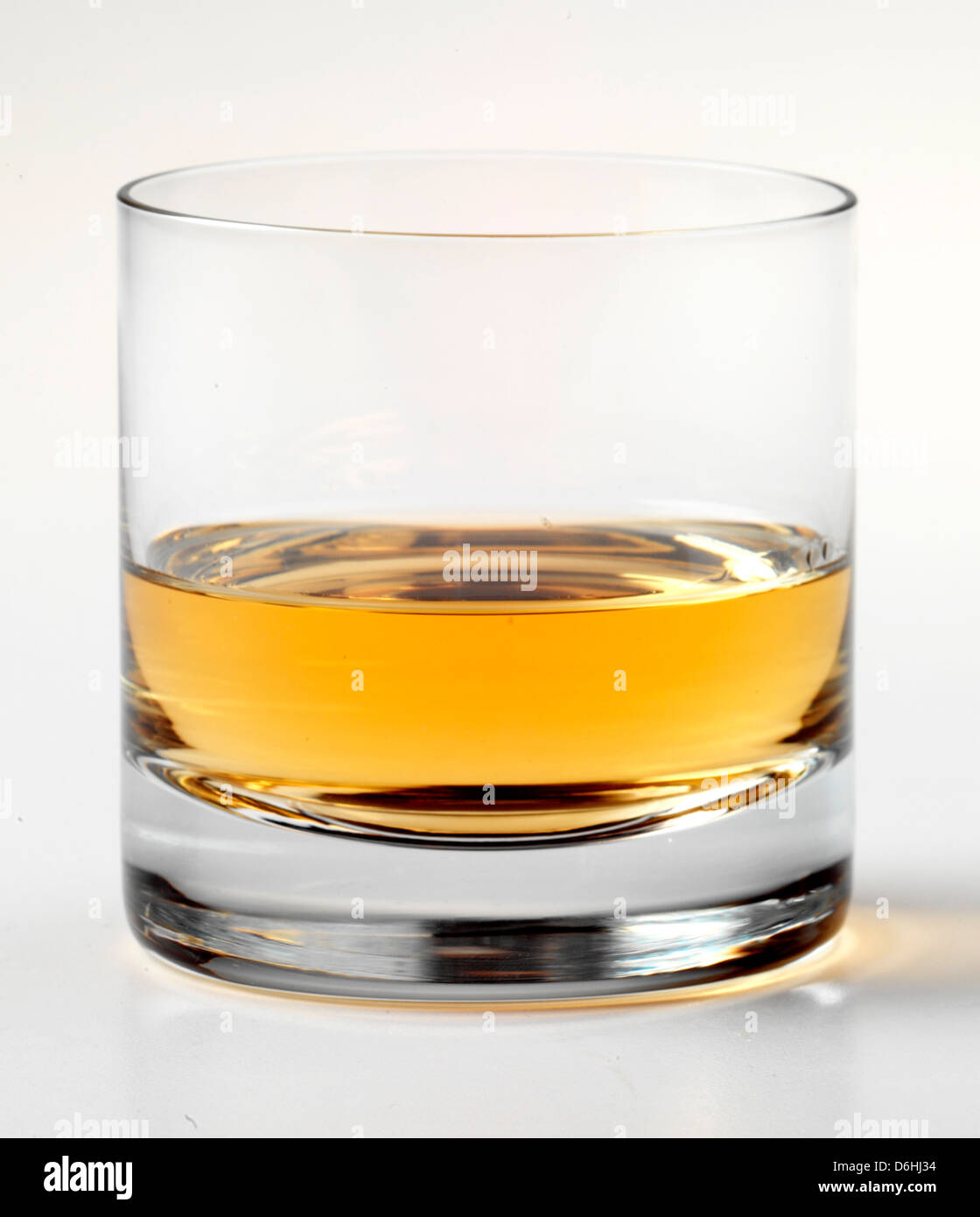 Doppelten Scotch Whisky Stockfoto