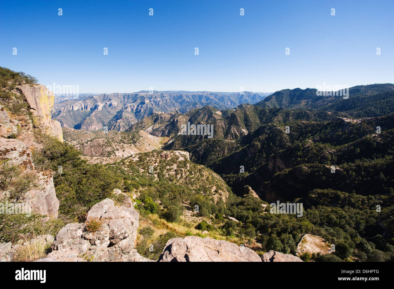 Barranca del Cobre, Copper Canyon, Chihuahua Zustand, Mexiko, Nordamerika Stockfoto