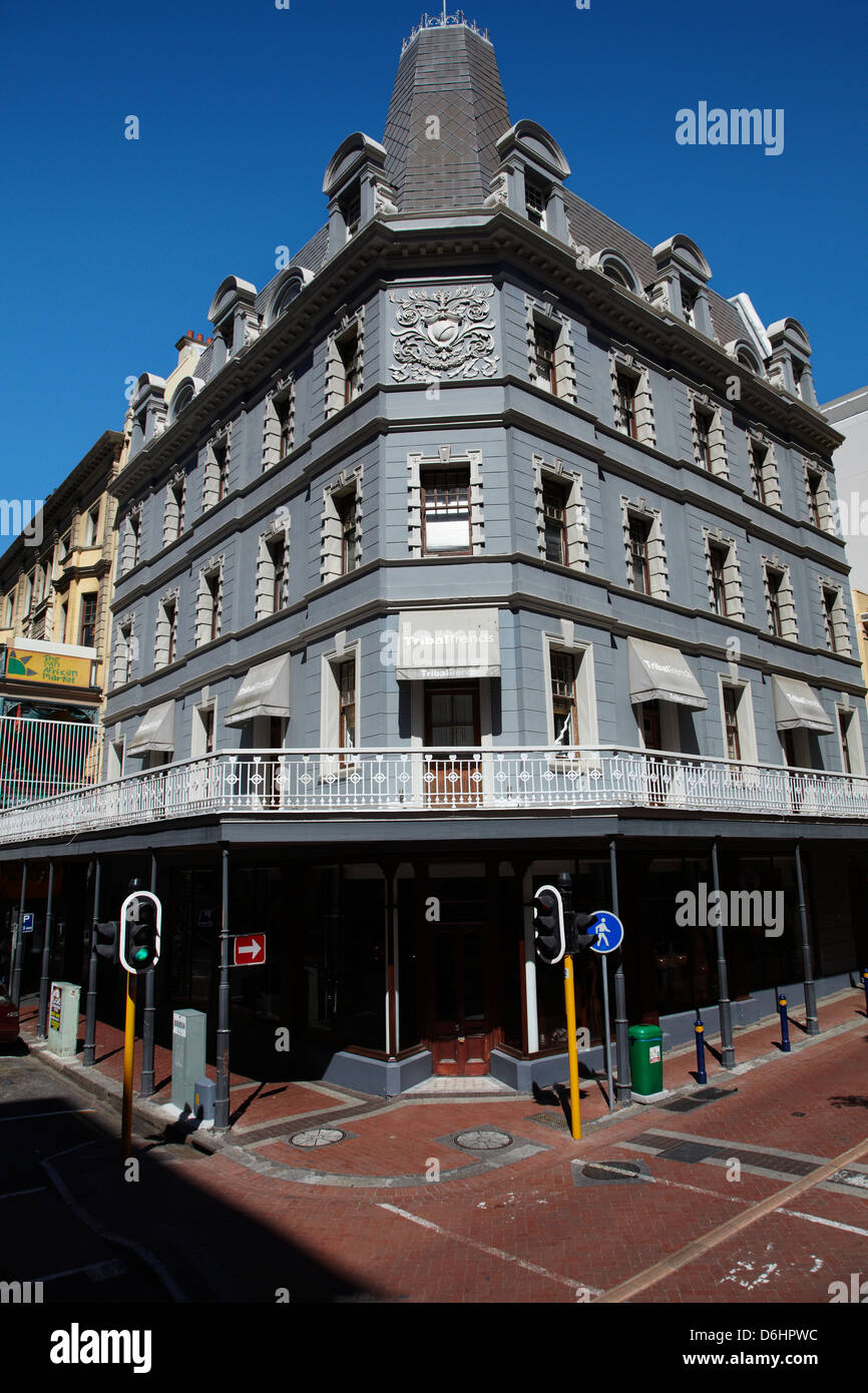 Long street building architecture cape Fotos und Bildmaterial in