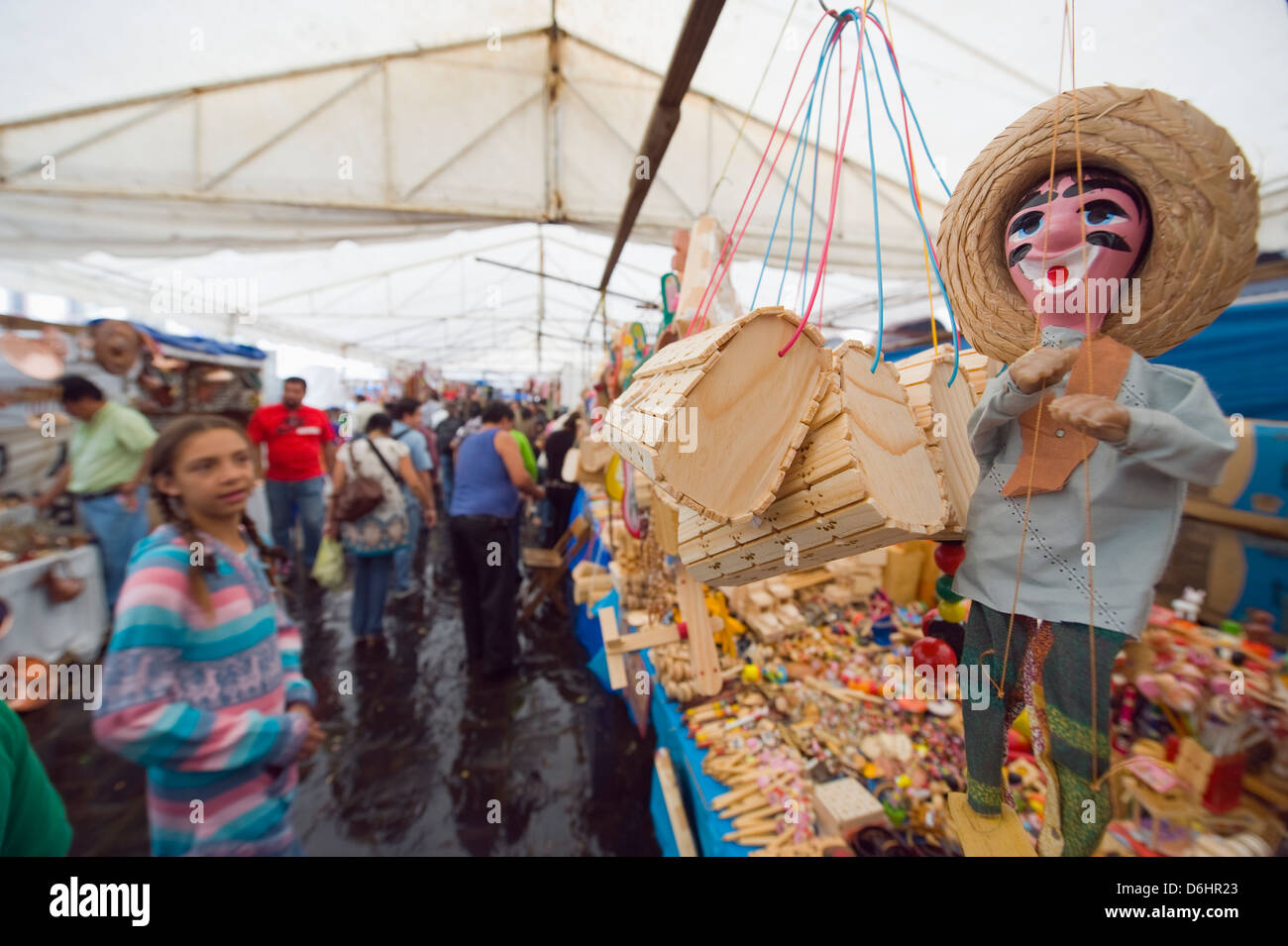 Markt während der Tag der Toten Festival, Patzcuaro, Michoacan Zustand, Mexiko, Nordamerika Stockfoto