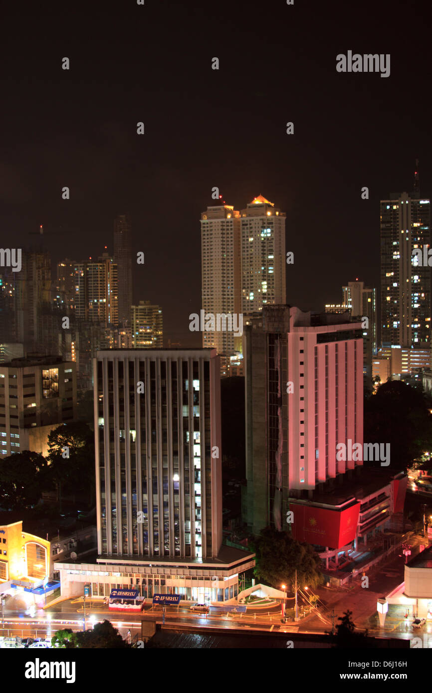 Nachtaufnahme von der IFARHU in Panama City 2009 Stockfoto