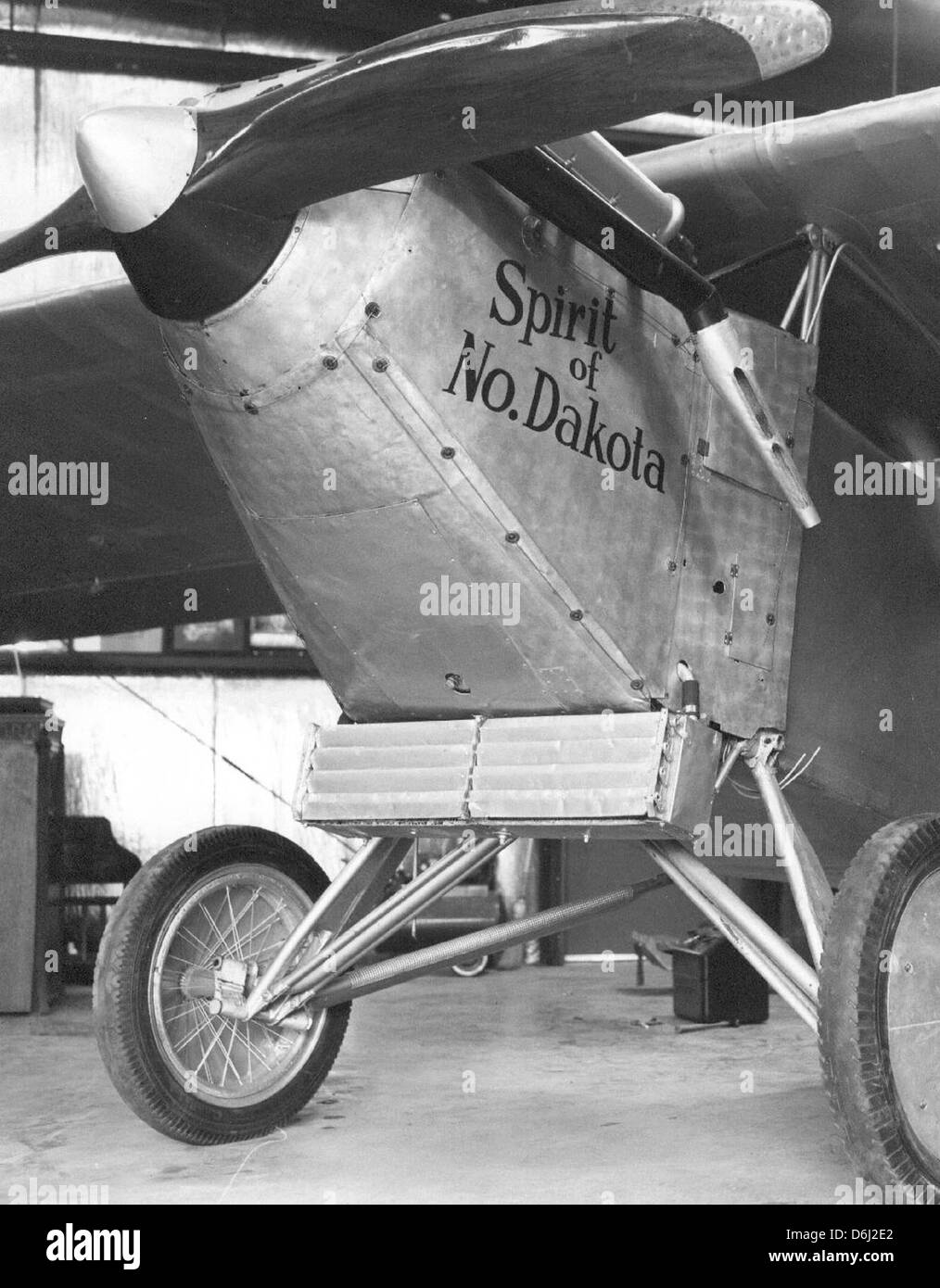 Die Spirit of North Dakota M-1, ein bemerkenswertes Flugzeug, trug mit ihrem einzigartigen Design und experimentellen Flügen zur frühen Geschichte der Luftfahrt bei. Sie dient als Beispiel für die Fortschritte in der Luftfahrt in den 1920er Jahren Stockfoto