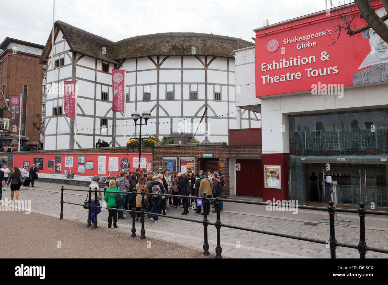 Globe Theatre, London UK Stockfoto