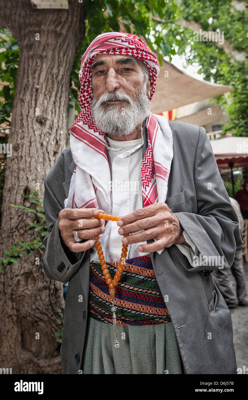 Porträt eines türkischen Mannes, Urfa, Anatolien, Türkei, Kleinasien, Eurasien Stockfoto