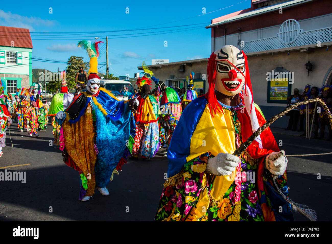 Karneval in Basseterre, St. Kitts, St. Kitts und Nevis, Leeward-Inseln, West Indies, Karibik, Mittelamerika Stockfoto