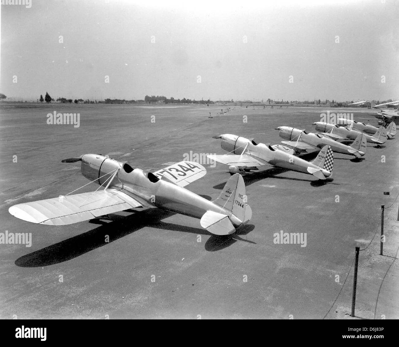 Die Ryan ST, ein Sporttrainer-Flugzeug aus dem Jahr 1934, hatte einen Menasco C-4-Motor und wurde in den ersten Jahren der Luftfahrt für Flugtraining eingesetzt. Sie trug zur Entwicklung der allgemeinen Luftfahrt und der Ausbildung von Flugzeugen bei. Stockfoto