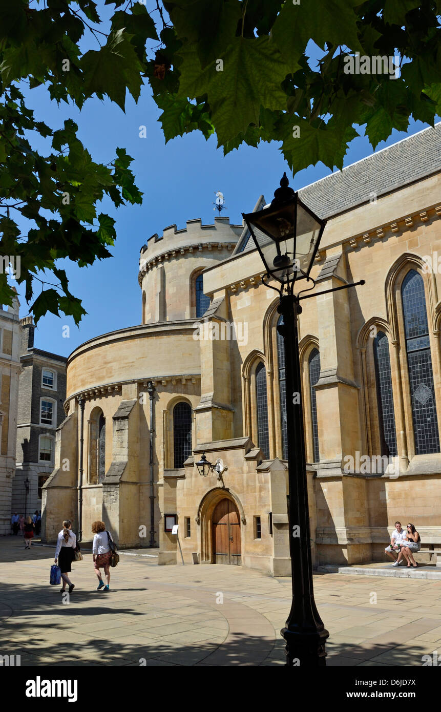 London, England, Vereinigtes Königreich. Inner Temple und Temple Church (1185) Stockfoto