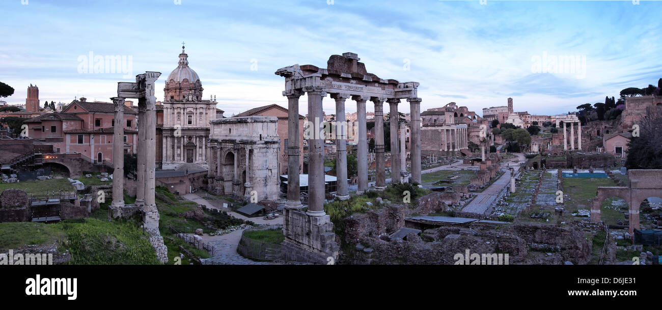 Roma Fori Romani Panoramica Italien von Andrea quercioli Stockfoto