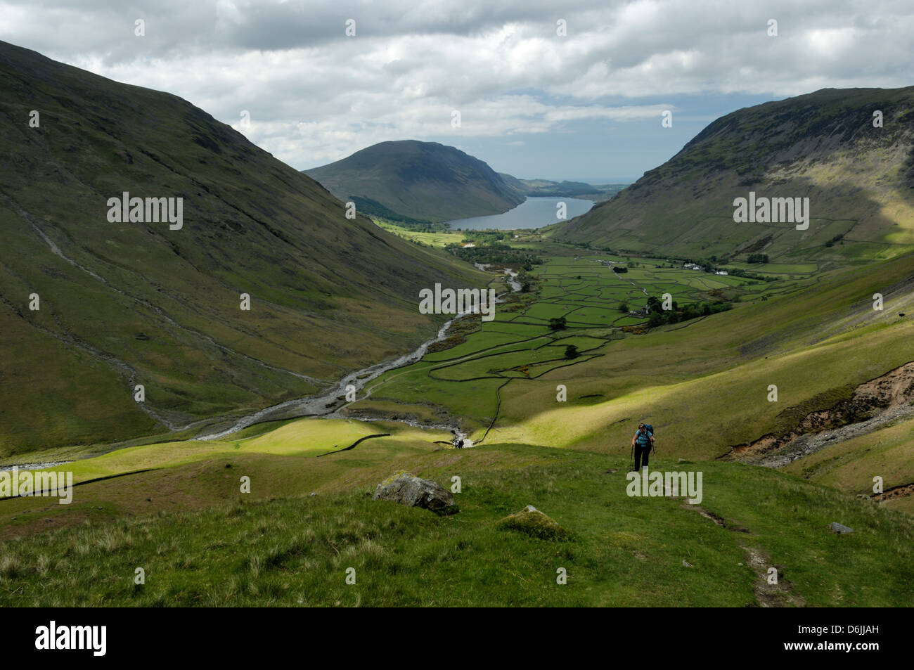 Wast Wasser & Wasdale, Lake District Stockfoto