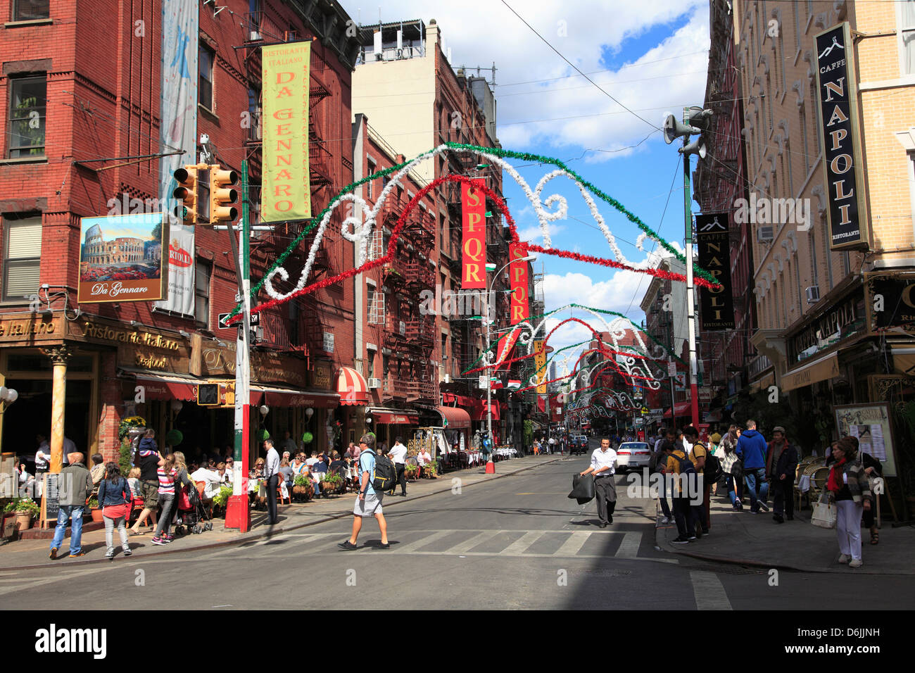 Mulberry Street, Little Italy, Manhattan, New York City, Vereinigte