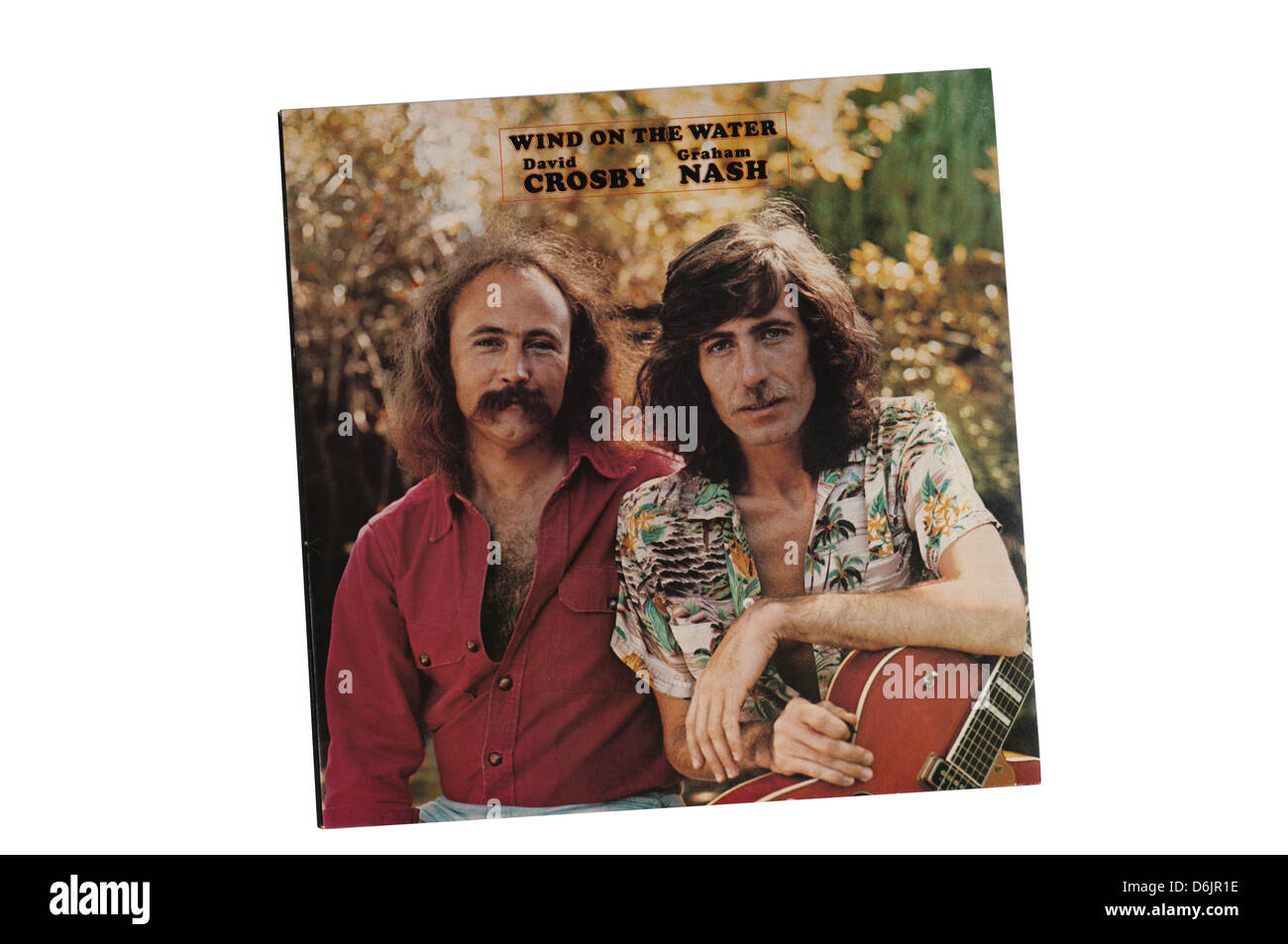 Wind auf dem Wasser, veröffentlicht im Jahr 1975 wurde Crosby & Nashs zweites Album als Duo. Stockfoto