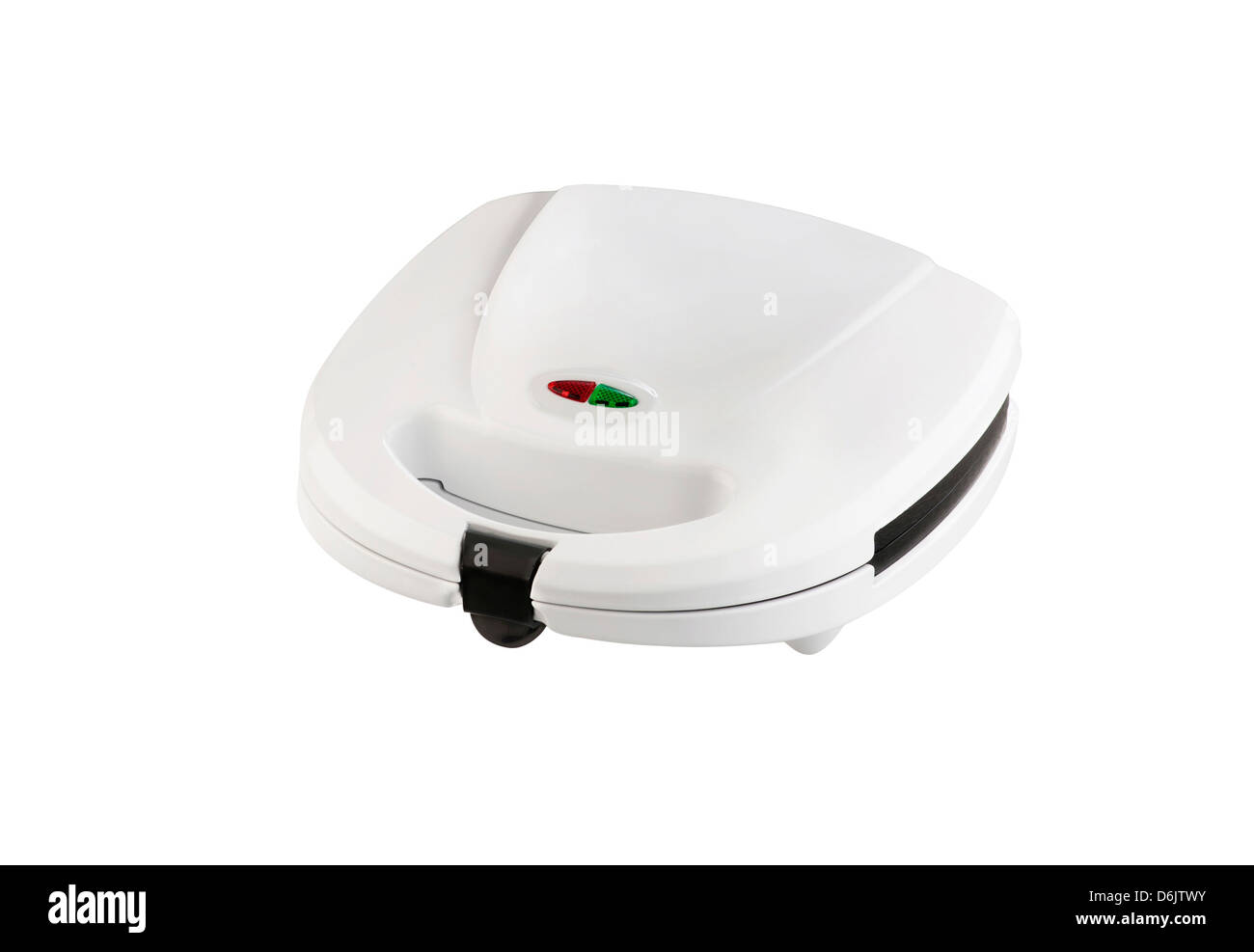 Electric Sandwich Maker Maschine auf weißem Hintergrund Stockfoto