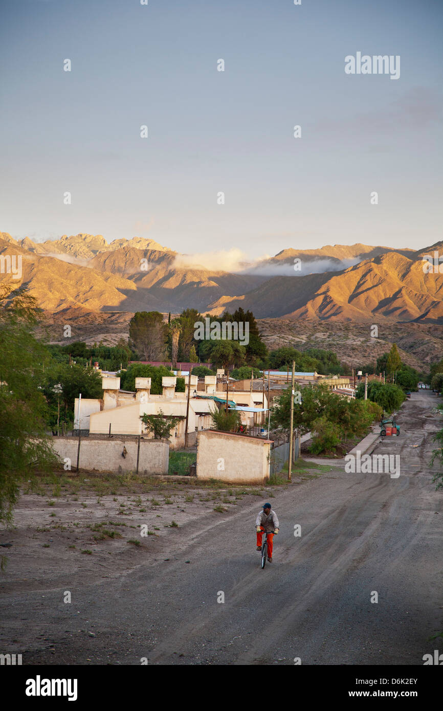 Blick über Molinos, Provinz Salta, Argentinien, Südamerika Stockfoto