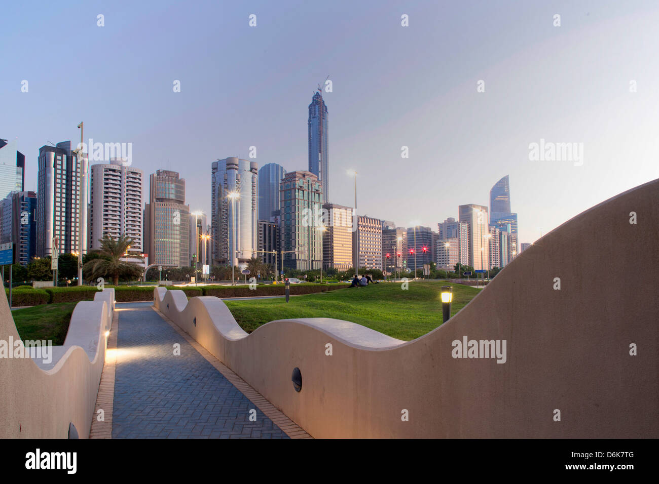 Abu Dhabi, Vereinigte Arabische Emirate, Naher Osten Stockfoto
