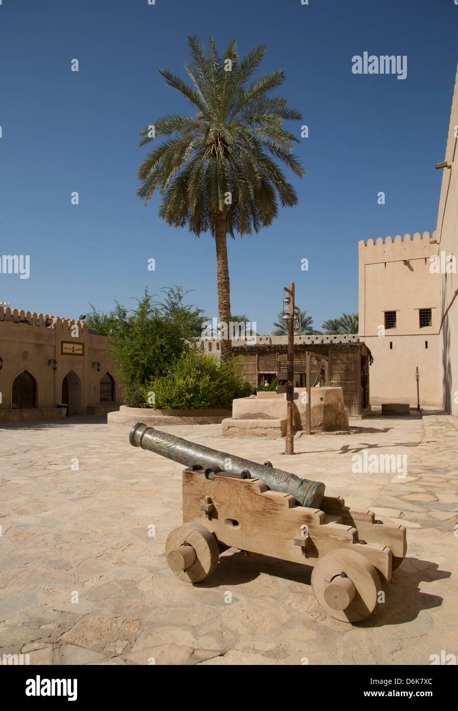 Nizwa Festung, Nizwa, Oman, Naher Osten Stockfoto