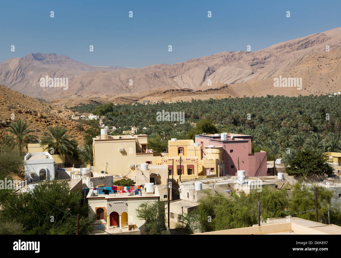 Wadi Bani Khalid, Oman, Naher Osten Stockfoto