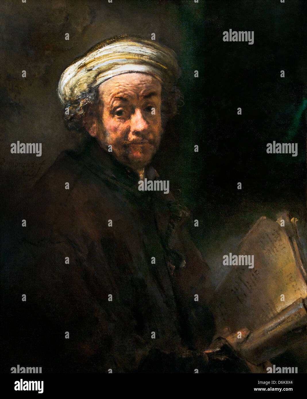 self-portrait-rembrandt-fotos-und-bildmaterial-in-hoher-aufl-sung-alamy