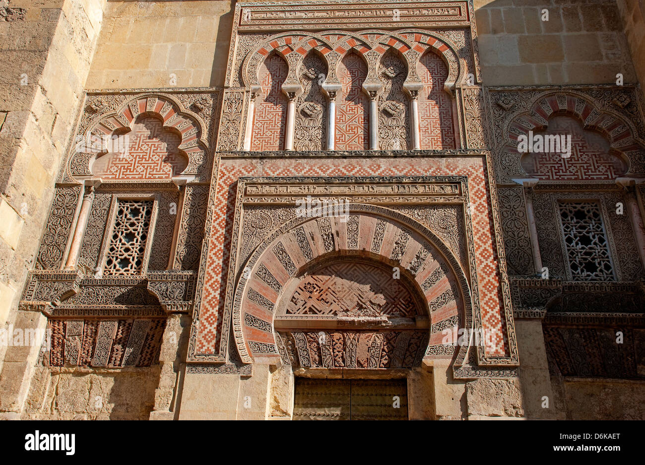 Die große Moschee von Córdoba, La Mezquita, Andalusien, Spanien. Stockfoto