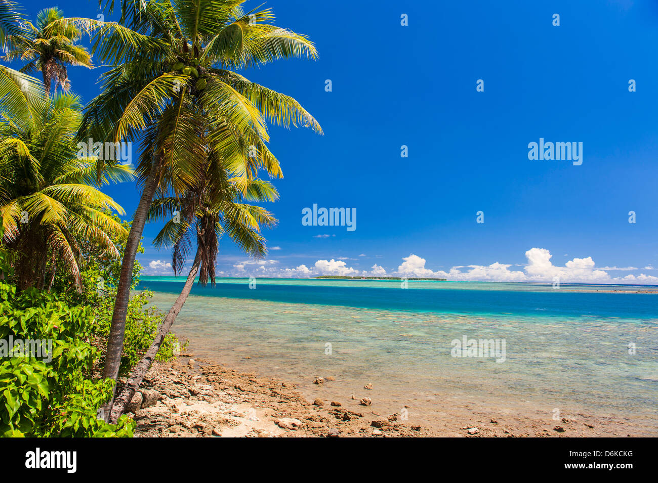 Küste rund um Merizo und ein Korallenriff, Guam, US-Territorium, Central Pacific, Pazifik Stockfoto
