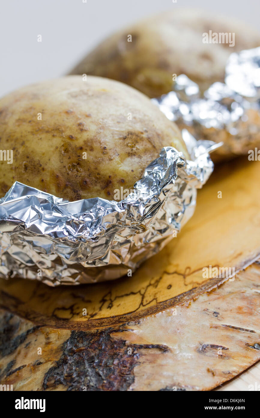 frisch gebackene Kartoffel Stockfoto