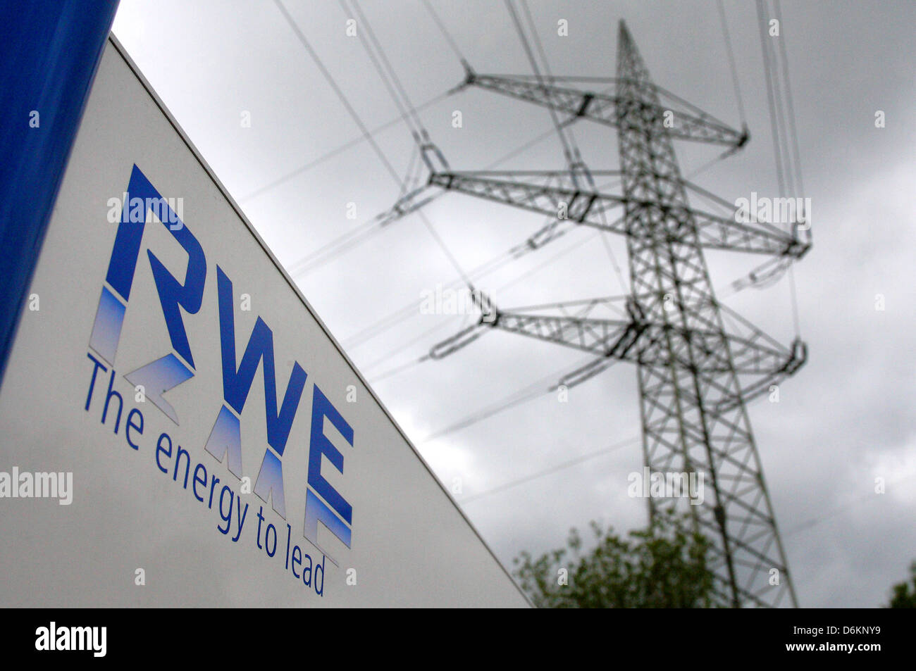 Hamm, Deutschland, RWE Strom Symbolfoto Stockfoto