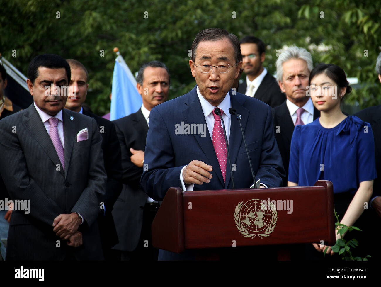 Ban Ki-Moon anlässlich der Zeremonie 30. Jubiläum Preisverleihung für ...