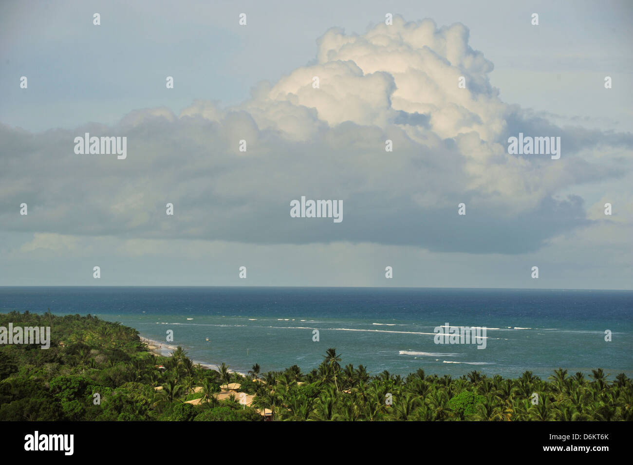 Wolken Über Arraial d ' Ajuda, Bahia. Stockfoto