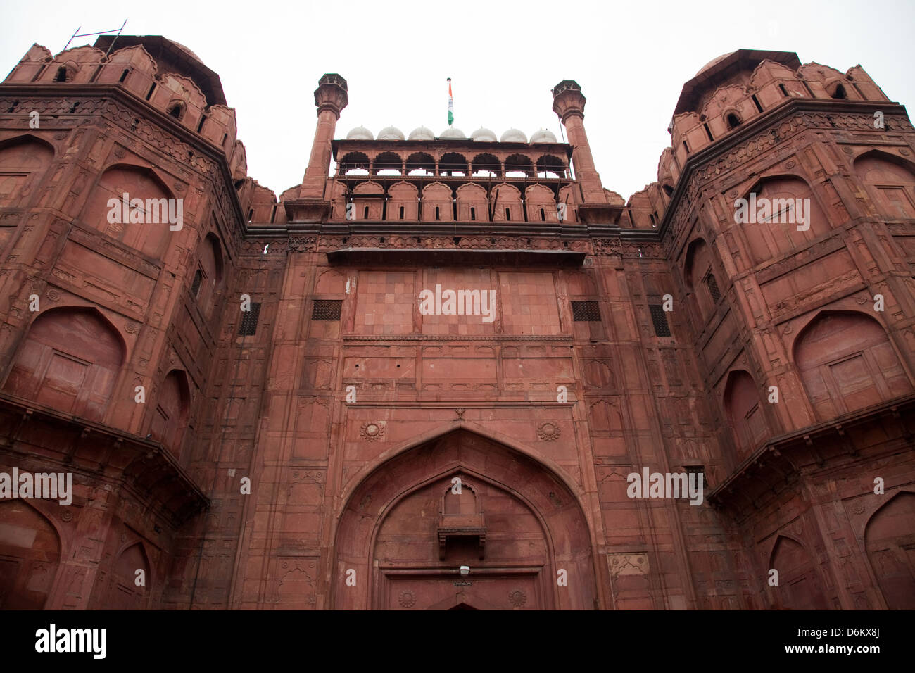 Roten Fort, Alt-Delhi, Indien Stockfoto