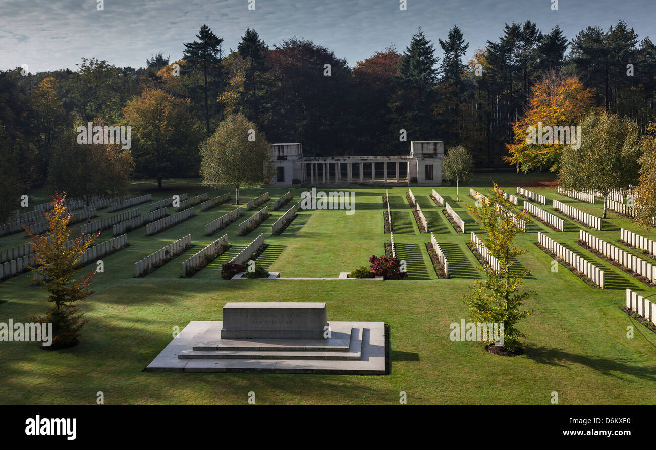 Polygon Holz Gedenkstätten, Ypern, Belgien Stockfoto