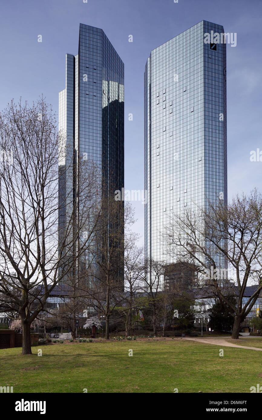 Frankfurt Am Main, Deutschland, Hauptsitz der Deutschen Bank AG Stockfoto