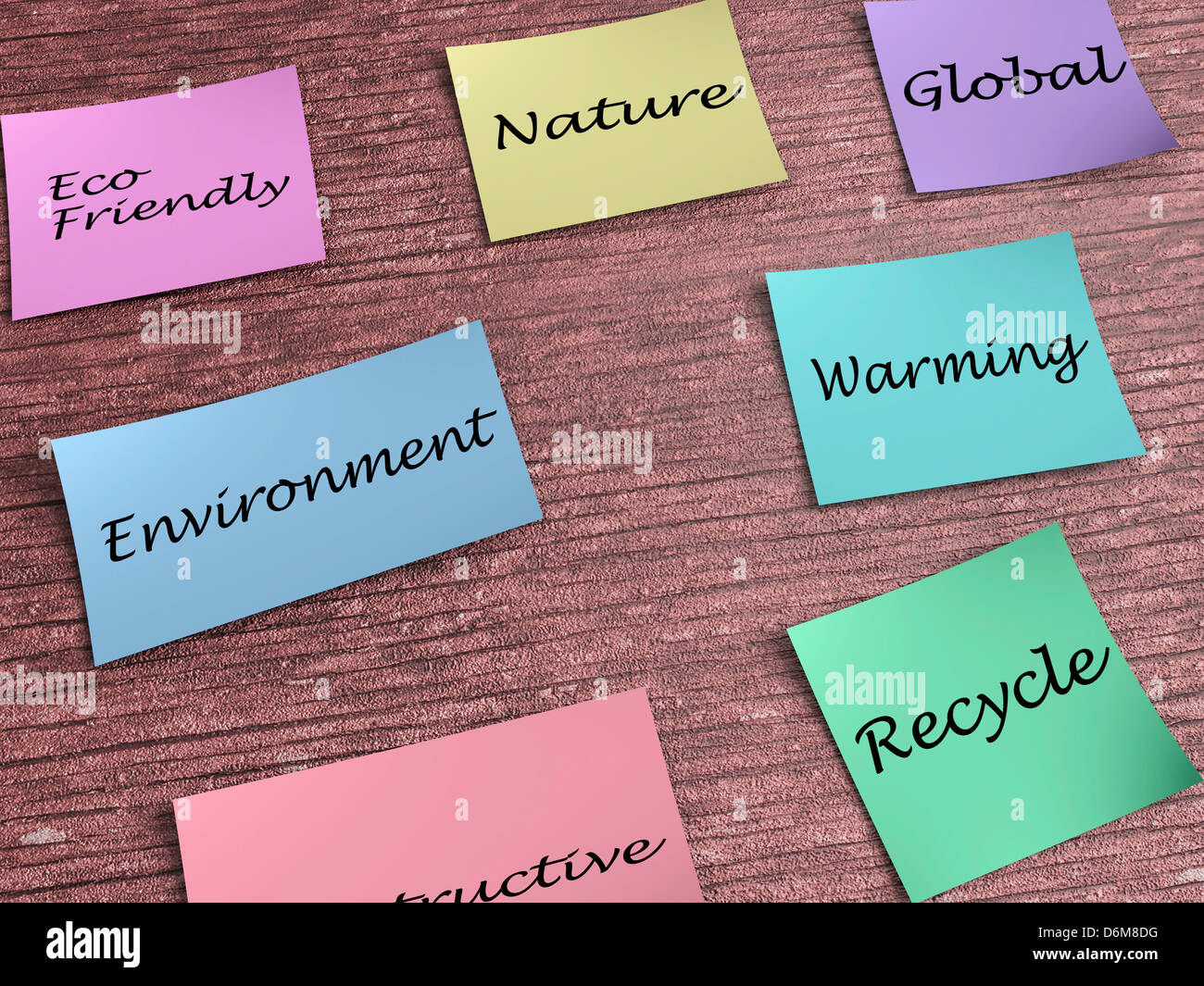 Speichern die Planeten-Aufkleber Stockfoto