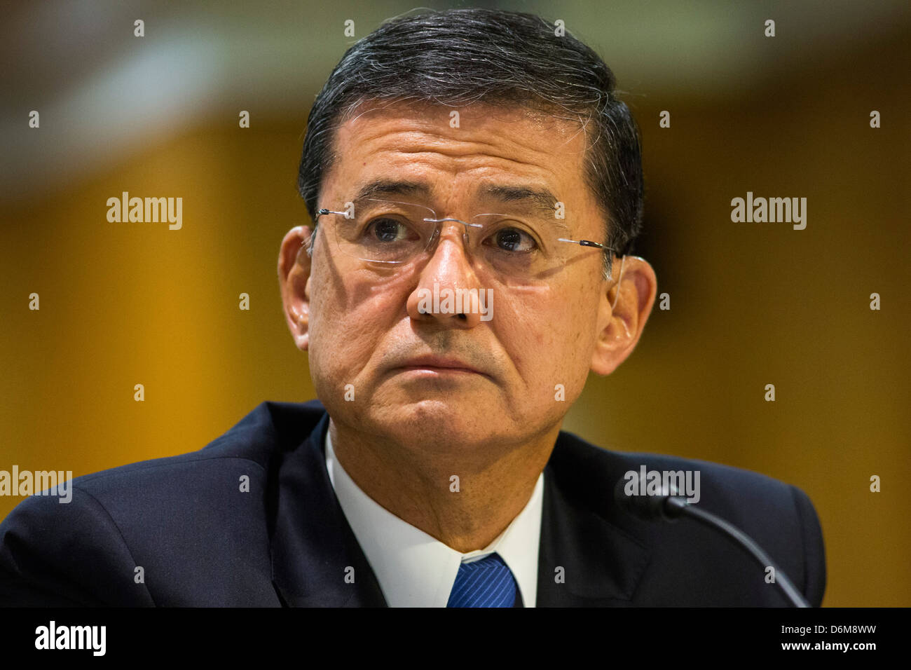 United States Secretary of Veterans Affairs (VA) Eric Shinseki. Stockfoto