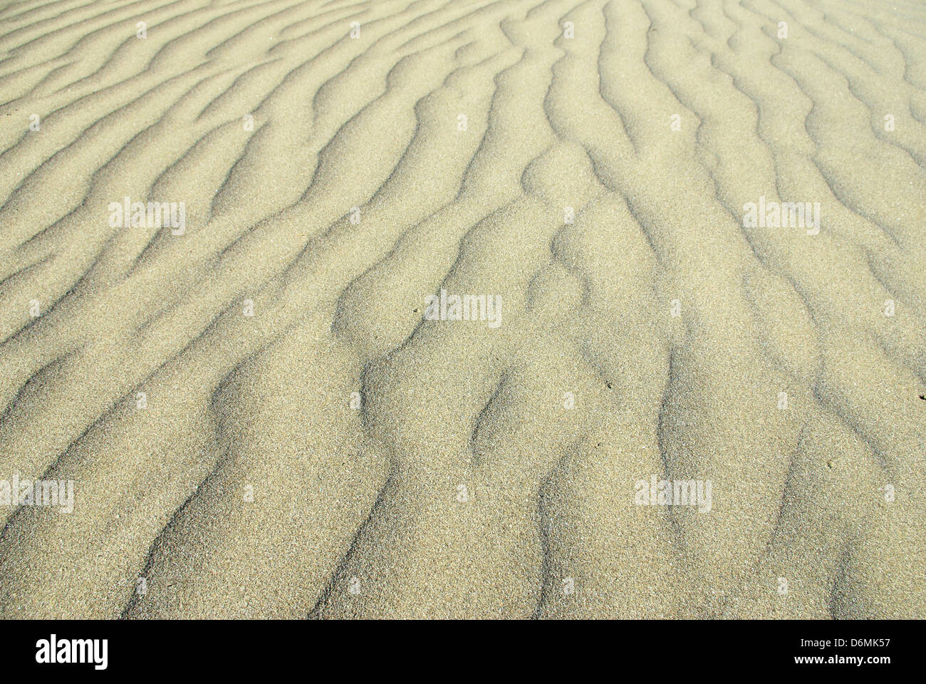 Sand Wellen in der Morgendämmerung; Was entspannen und Meditation Stockfoto