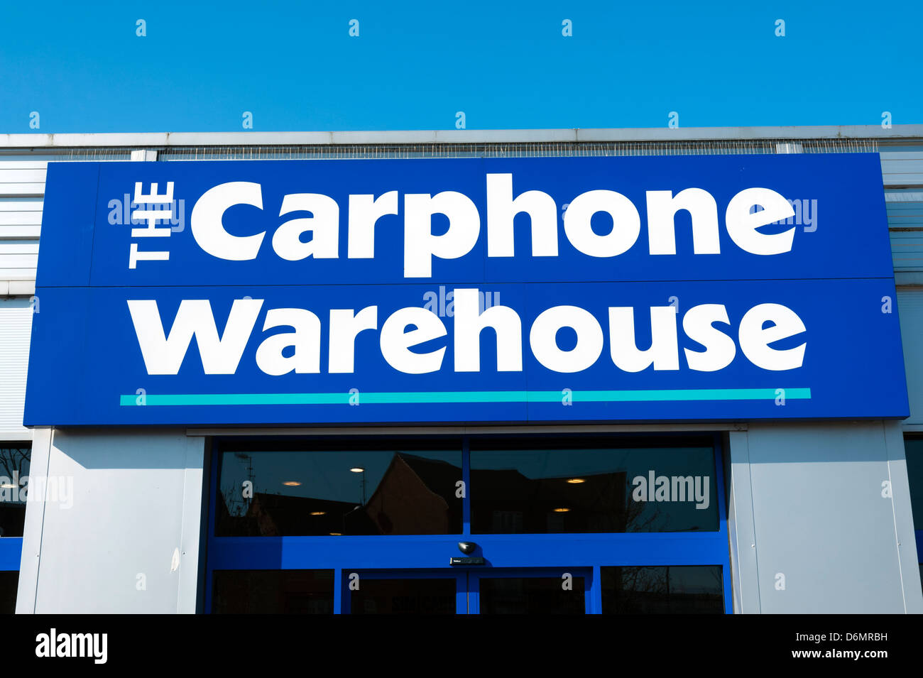 Carphone Warehouse Shop in Großbritannien. Stockfoto
