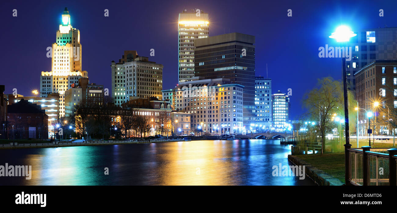 Providence, Rhode Island war eine der ersten Städte in den Vereinigten Staaten gegründet. Stockfoto