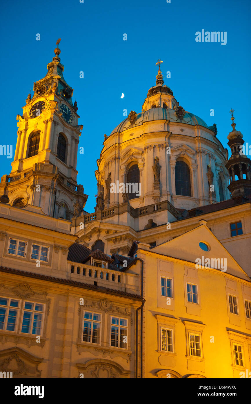 St.-Nikolaus-Kirche, Prag Stockfoto