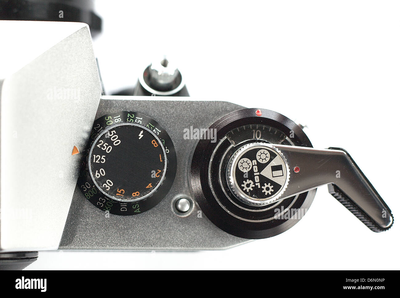 Details der alten Kamera Stockfoto