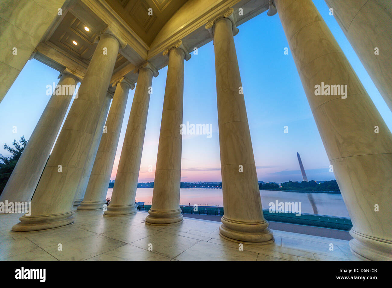 Thomas Jefferson Memorial in Washington DC. Stockfoto