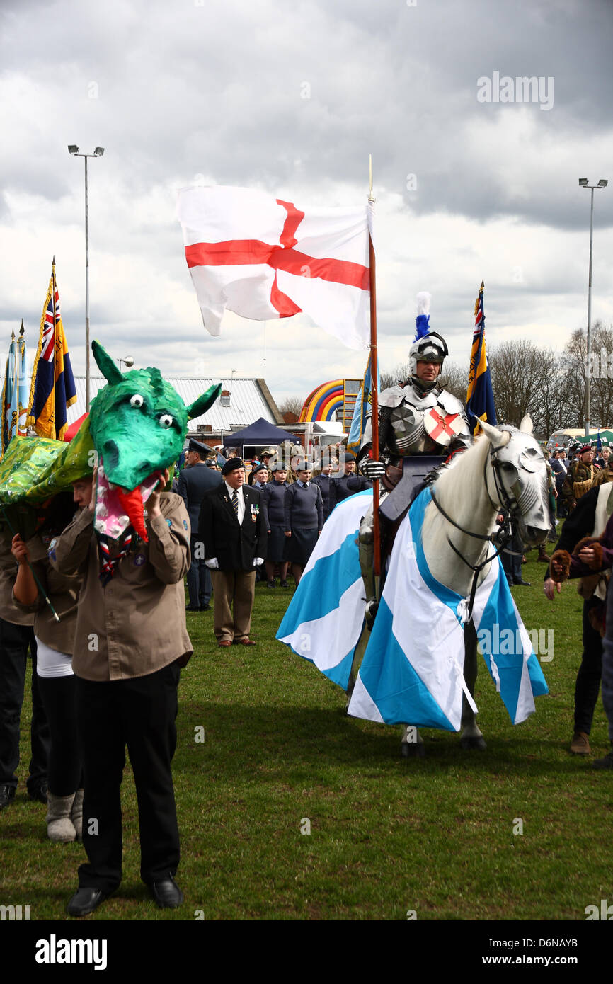 St Georges Tagesparade, Morley Nr Leeds 2013 Stockfoto