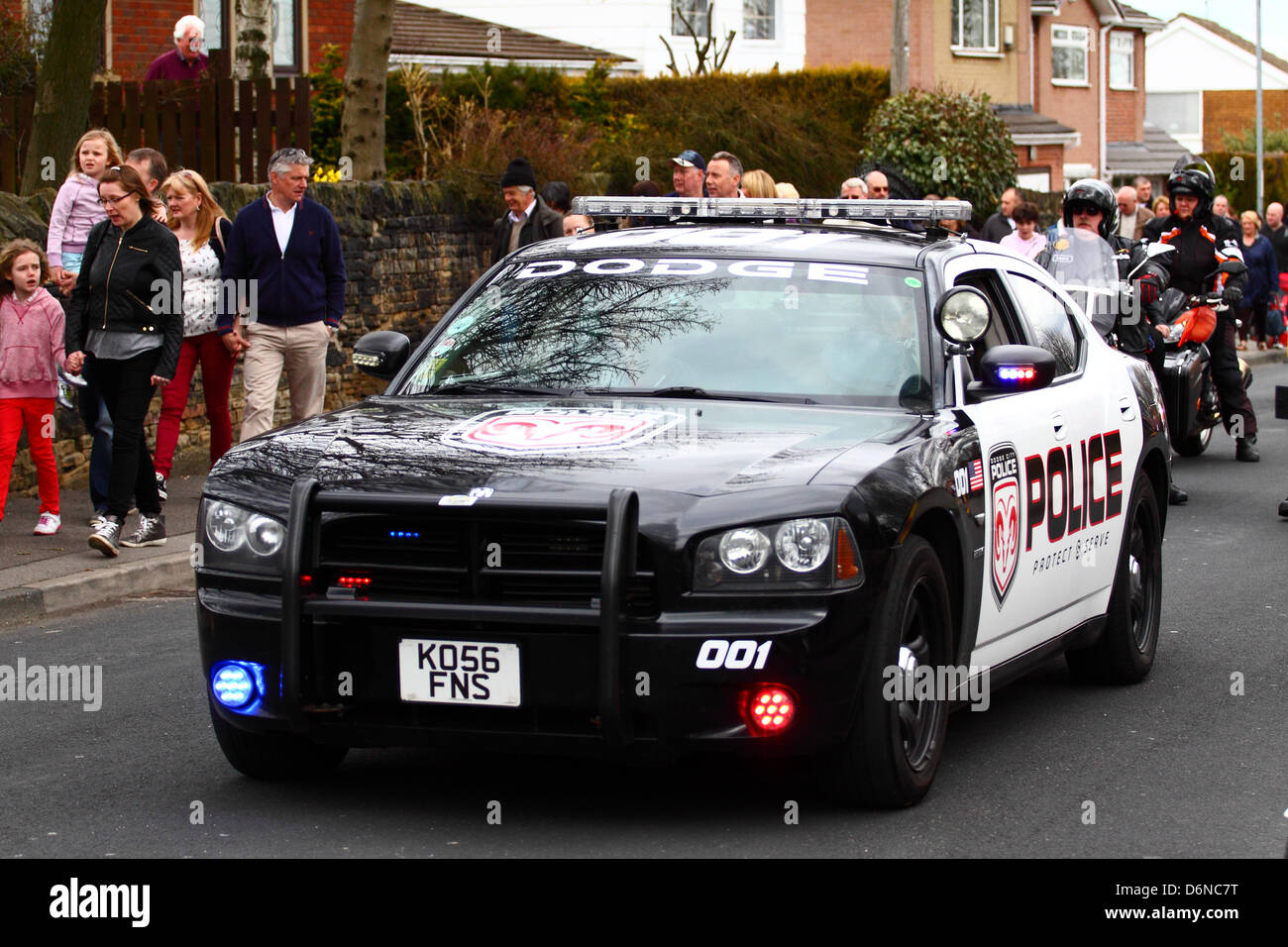 St Georges Tagesparade, Morley Nr Leeds 2013 Stockfoto