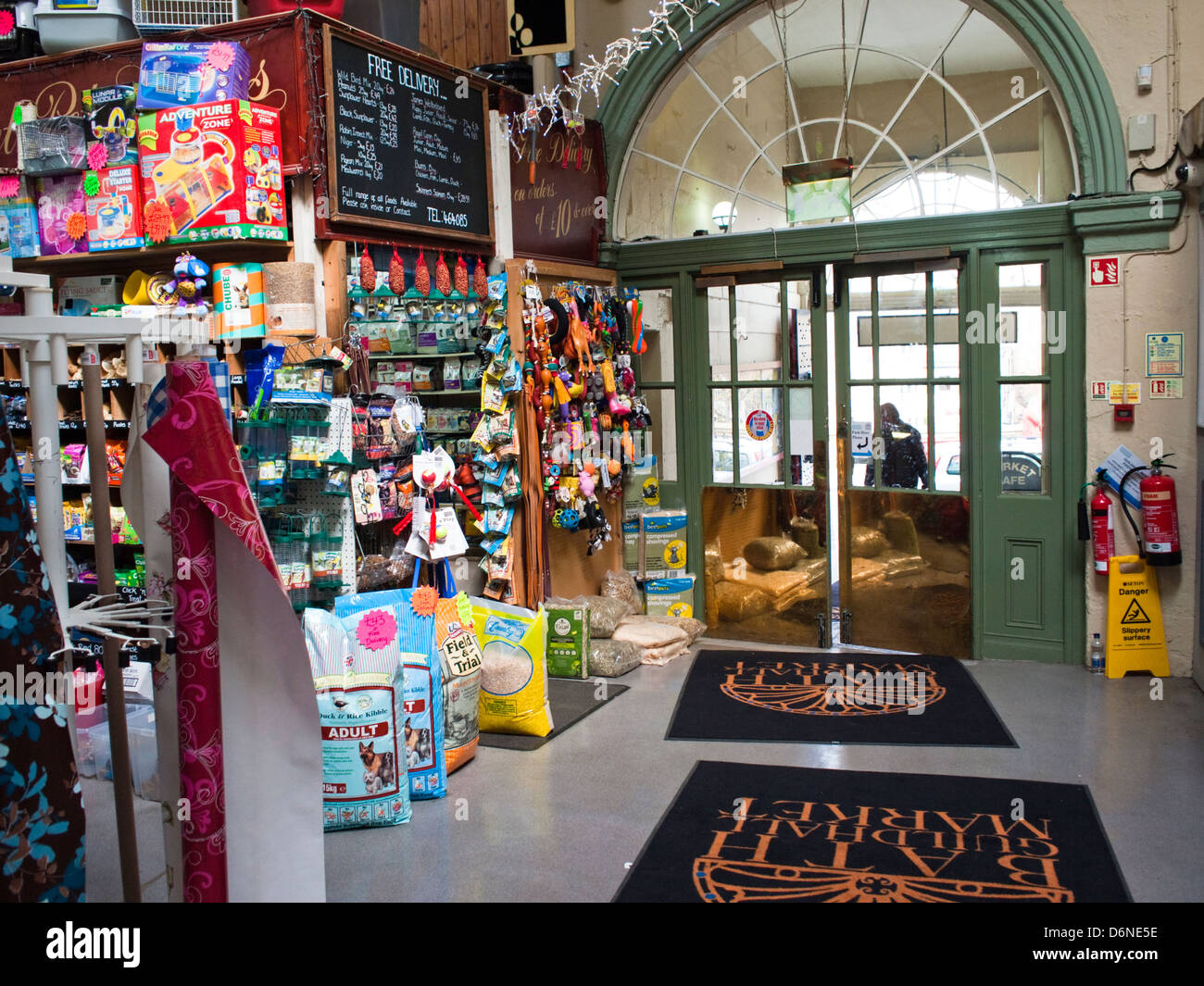 Guildhall Marktstand Bad, Bad eine georgische Stadt in Somerset, England UK Stockfoto