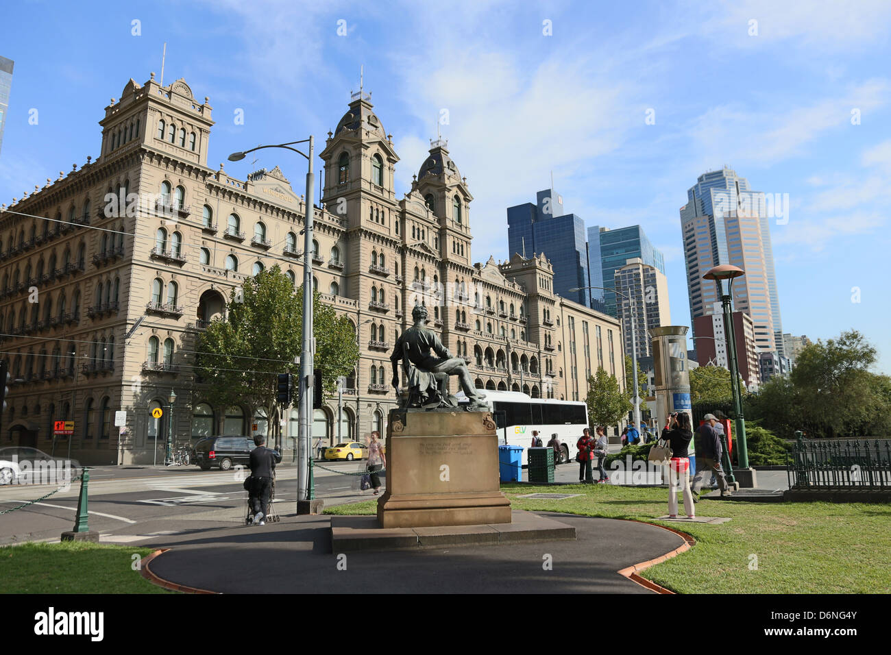 Windsor Hotel, Melbourne, Australien Stockfoto