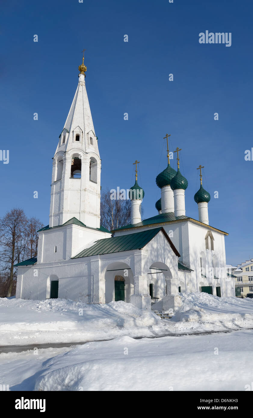 Alte Kirche des Heiligen Nikolaus (17. Jahrhundert). Yaroslavl. Russland Stockfoto