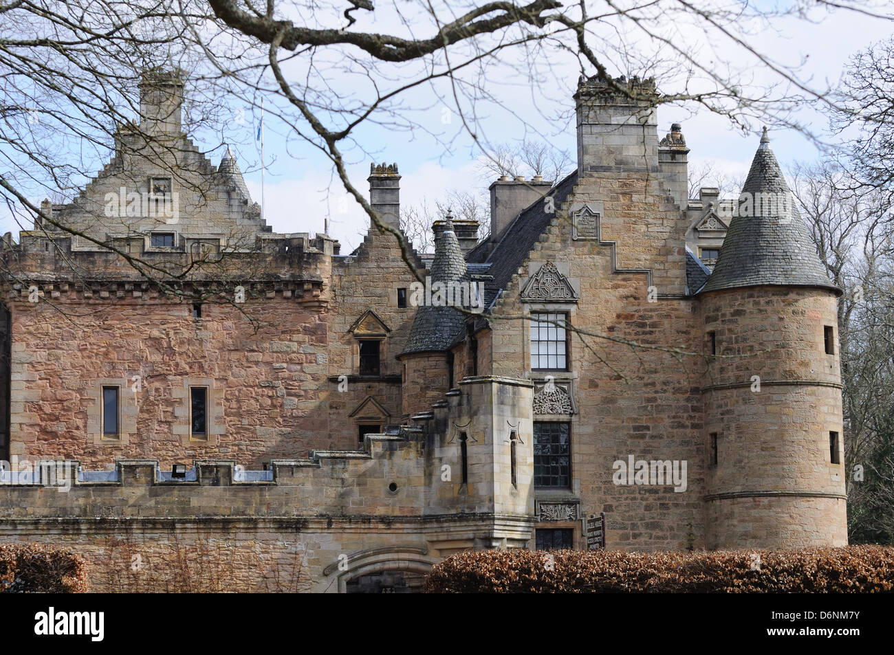 Das Herrenhaus Dalzell, Motherwell, North Lanarkshire, Scotland, UK Stockfoto