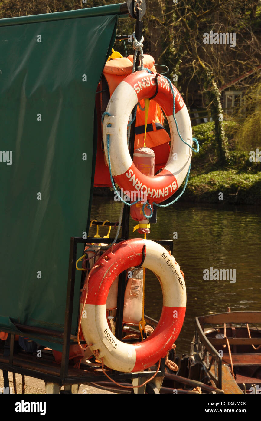 Rettungsringe Stockfoto