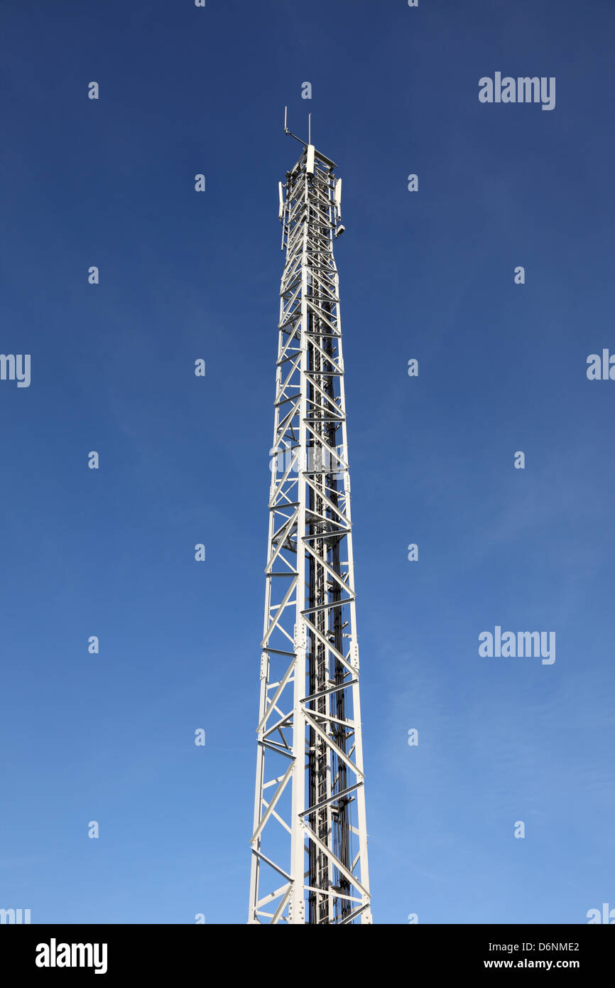 Mobilfunk-Antennen Mast Stockfoto